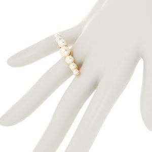 Details about NEW Rachel Zoe 18K Gold Plated Sterling Silver Triple Pearl Crystal Open Ring 6 Details about NEW Rachel Zoe 18K Gold Plated Sterling Silver Triple Pearl Crystal Open Ring 6